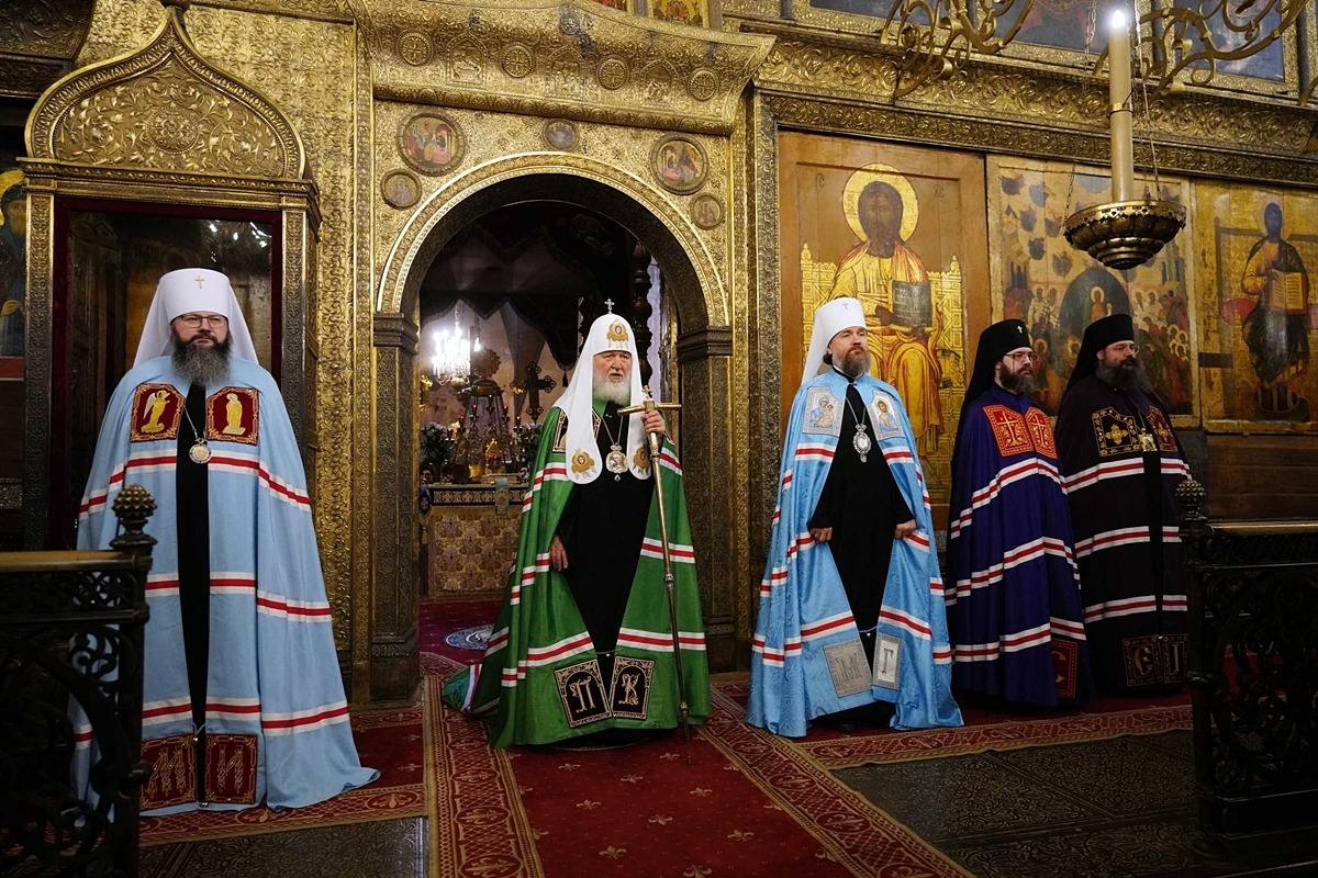 Патриаршая проповедь в праздник Введения во храм Пресвятой Богородицы после Литургии в Успенском соборе Московского Кремля - Патриархия.ру